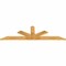 Ekena Millwork Saratoga Rough Sawn Timber Gable Bracket, Western Red Cedar, 96"W x 28"H x 2"D x 6"F, 7/12 Pitch GBW096X28X0206SAR00RWR - alternate 4